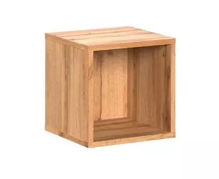 Настенная полка Штерн (30,2, 28,6, Квадратные, Коричневое дерево, 30,2)