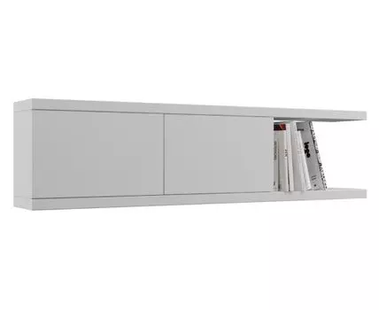 Настенная полка Смарт (38, 23, Книжные, Белый, 110)