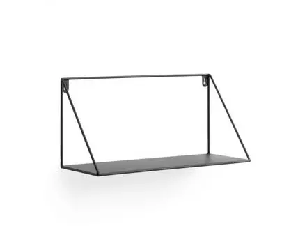 Настенная полка Upp металлическая черная