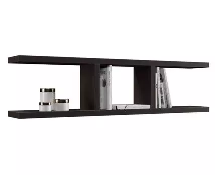 Настенная полка Вингс (38, 20, Книжные, венге, 150)