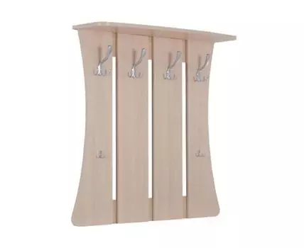 Настенная вешалка Уют-2 (81.6, 22, Светлое дерево, 86.5)