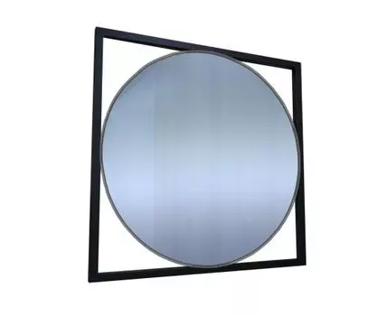 Настенное зеркало Голд (60, 2, Простые, Черный, 800 мм)
