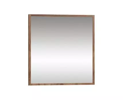 Настенное зеркало Натура (78.4, 3.2, Простые, Коричневое дерево, 81.6)