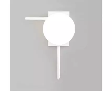 НАСТЕННЫЙ СВЕТИЛЬНИК СО СТЕКЛЯННЫМ ПЛАФОНОМ 40036/1 белый