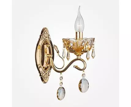 Настенный светильник 10037/1 золото