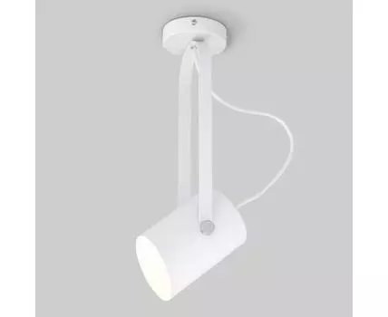 Настенный светильник 20092/1 белый / сатин никель