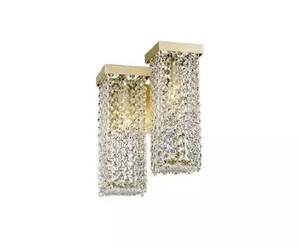 Настенный светильник 68065 (прозрачный, золотистый, 35)