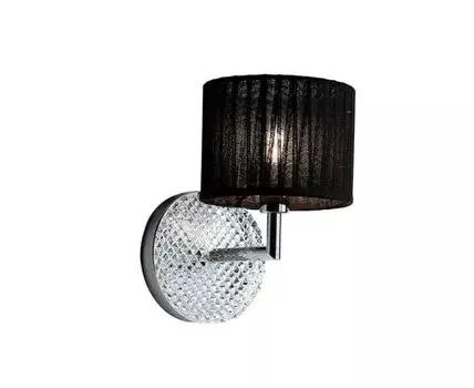 Настенный светильник Diamond&Swirl (черный, хром, 11)