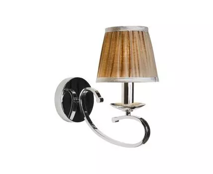Настенный светильник iLamp Holiday RM6116/1W Хром (хром, коричневый)