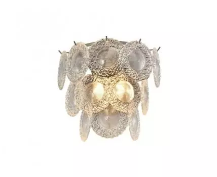 Настенный светильник iLamp ROCKFELLER W2549-2 NICKEL (серебристый)