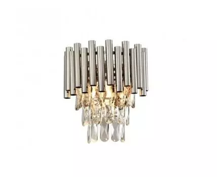 Настенный светильник iLamp SAVAGE W9510-1 NICKEL (серебристый)