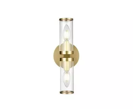 Настенный светильник MD2061 (прозрачный, латунный, 12)
