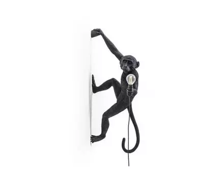 Настенный светильник Monkey Lamp (Черный, 37)