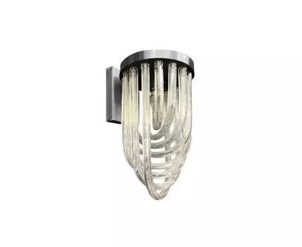Настенный светильник Murano Glass (прозрачный, хром, 20)