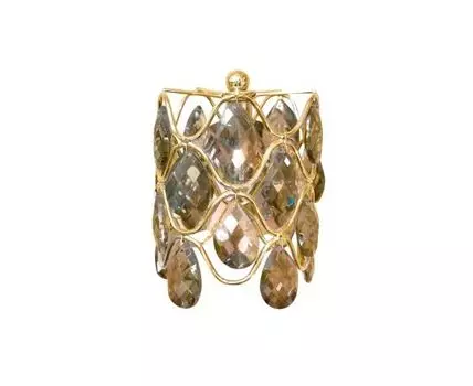 Настенный светильник Nikon (золотистый, янтарь, золотистый, 14)