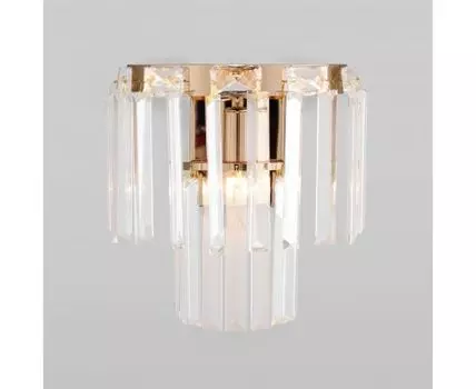 Настенный светильник с хрусталем 10130/1 золото