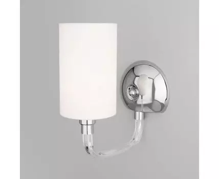 Настенный светильник с тканевым абажуром 60112/1 хром
