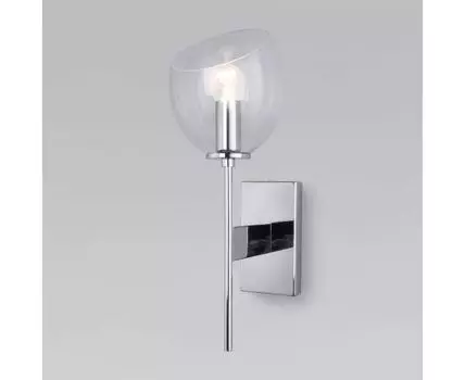 Настенный светильник со стеклянным плафоном 60130/1 хром