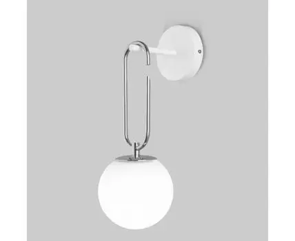 Настенный светильник со стеклянным плафоном 70143 белый