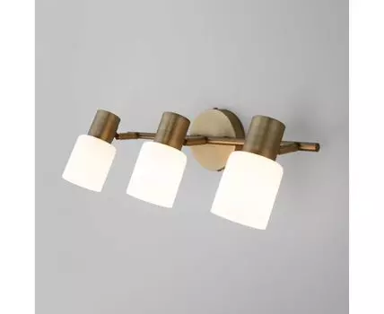 Настенный светильник со стеклянными плафонами 20089/3 бронза