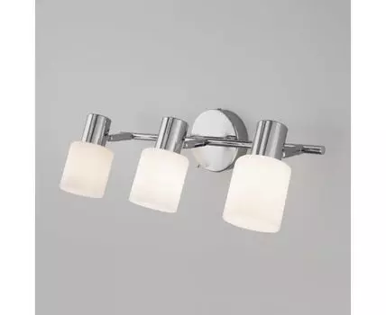 Настенный светильник со стеклянными плафонами 20089/3 хром