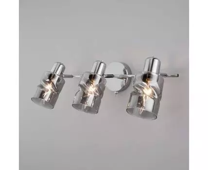 Настенный светильник со стеклянными плафонами 20120/3 хром