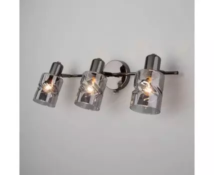 Настенный светильник со стеклянными плафонами 20120/3 чёрный жемчуг