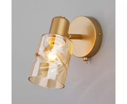 Настенный светильник со стеклянными плафонами 20120/1 перламутровое золото