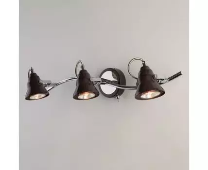 Настенный светильник в стиле лофт 20062/3 хром / венге