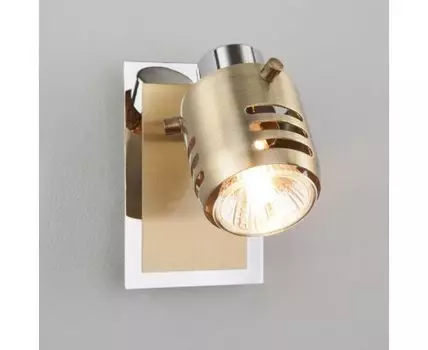 Настенный светильник в стиле лофт 23463/1 хром / античная бронза