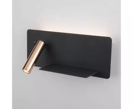 Настенный светодиодный светильник с USB Fant R LED (правый) MRL LED 1113 чёрный/золото