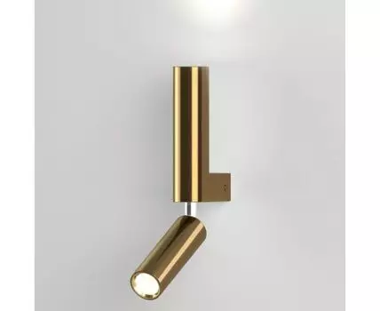 Настенный светодиодный светильник в стиле лофт 40020/1 LED латунь