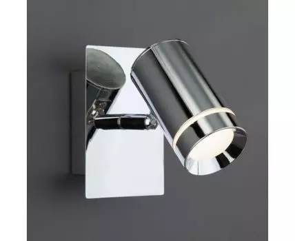 Настенный светодиодный светильник в стиле минимализм 20064/1 LED хром