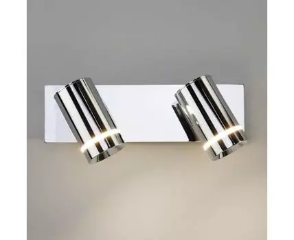 Настенный светодиодный светильник в стиле минимализм 20064/2 LED хром