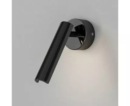 Настенный светодиодный светильник в стиле минимализм 20126/1 LED черный жемчуг