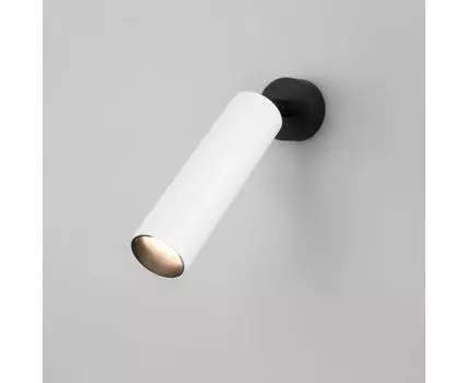 Настенный светодиодный светильник в стиле минимализм 20128/1 LED белый/черный