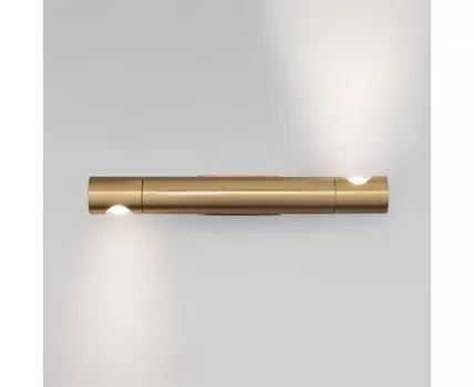 Настенный светодиодный светильник в стиле минимализм 40161 LED латунь