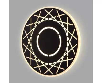 Настенный светодиодный светильник в стиле минимализм 40148/1 LED черный