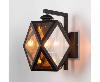 Настенный уличный светильник Ambra D IP33 35133/D черный