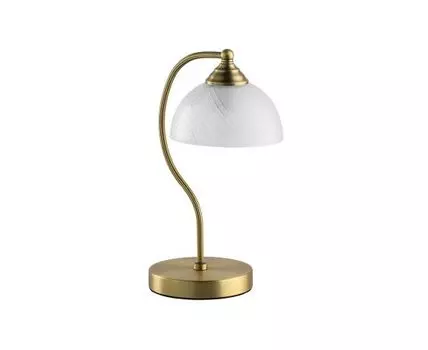 Настольная лампа Афродита (золотистый, белый)