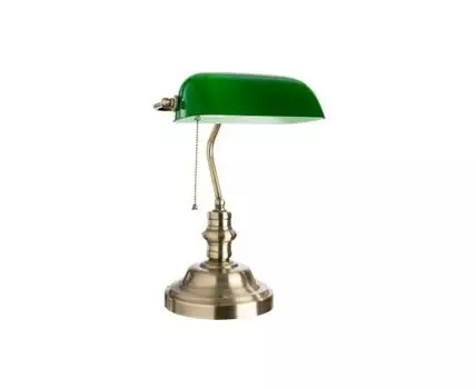 Настольная лампа BANKER (Зеленый, 27)