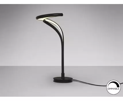 Настольная лампа Danza черная большая