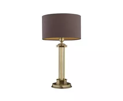 Настольная лампа Decor Lampshade (золотистый, коричневый)