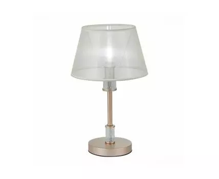 Настольная лампа EVOLUCE (бежевый, золотистый)