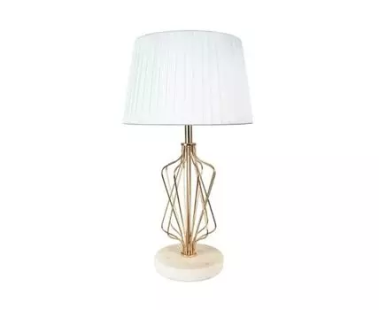 Настольная лампа FIRE (золотистый, белый)