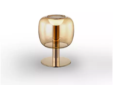 Настольная лампа Icon золотой/янтарный