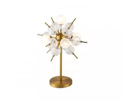 Настольная лампа iLamp Rockfeller 100T-5 Matt Bronze (бронзовый, прозрачный)