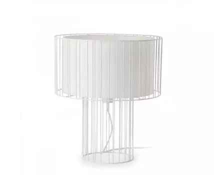 Настольная лампа Linda белая