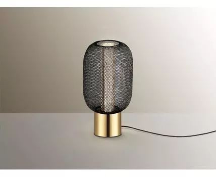 Настольная лампа Micron черный / золотой