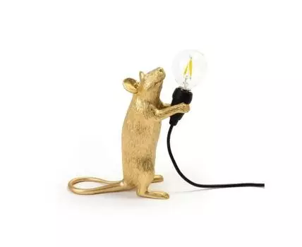 Настольная лампа Mouse Lamp Standing GOLD USB